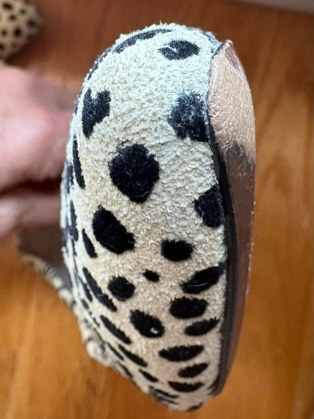 Vionic Lena Spot Calf Hair Pointed Toe Ballet Flats Animal Print Comfort 6 $148 - Picture 10 of 10